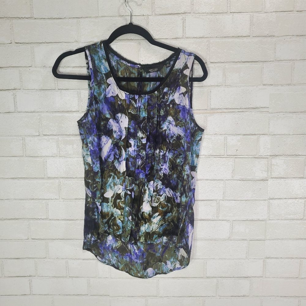 Simply Vera Vera Wang floral tank top